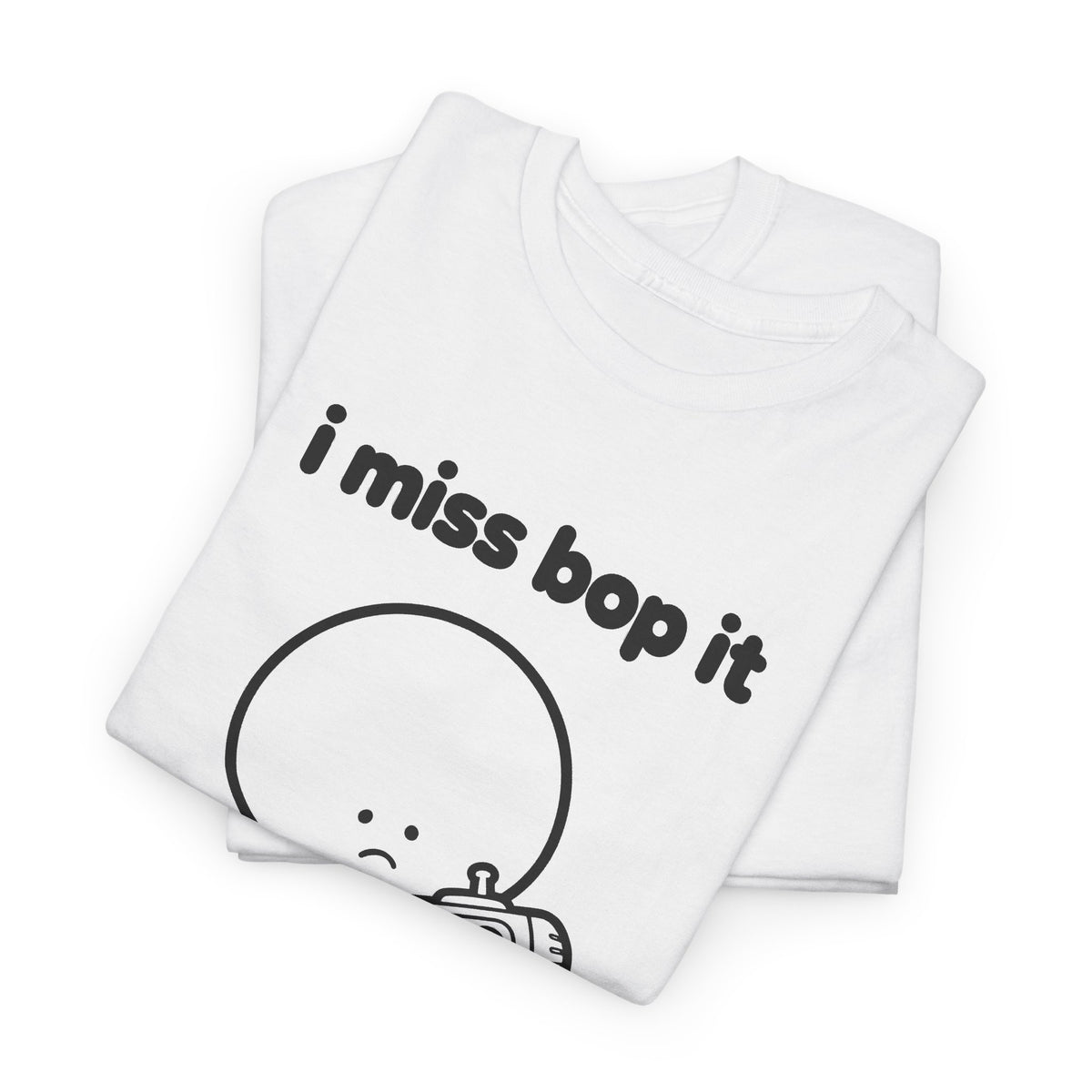 i miss bop it tee - White by lonelyboi