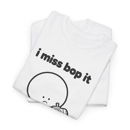 i miss bop it tee - White