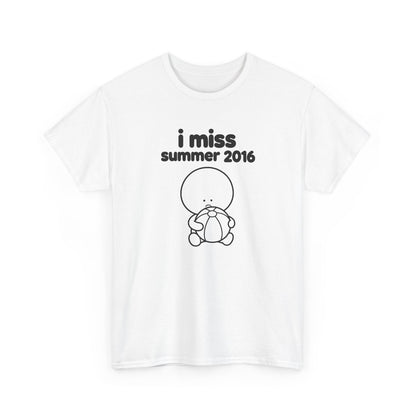 i miss summer 2016 tee - White