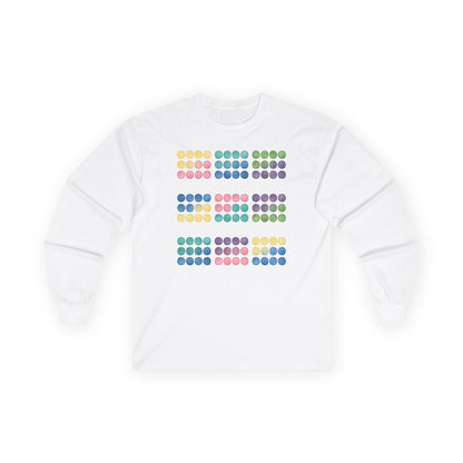 plate 426 long sleeve tee - White