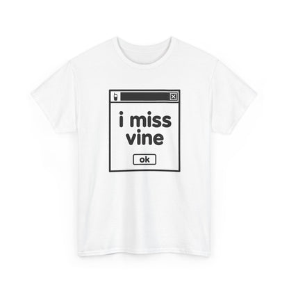 i miss vine error tee - White