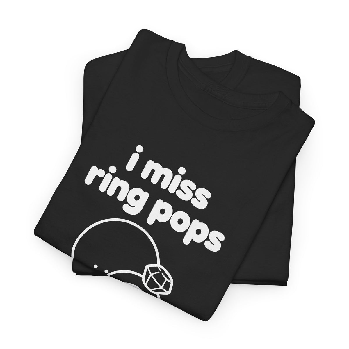 i miss ring pops tee - Black