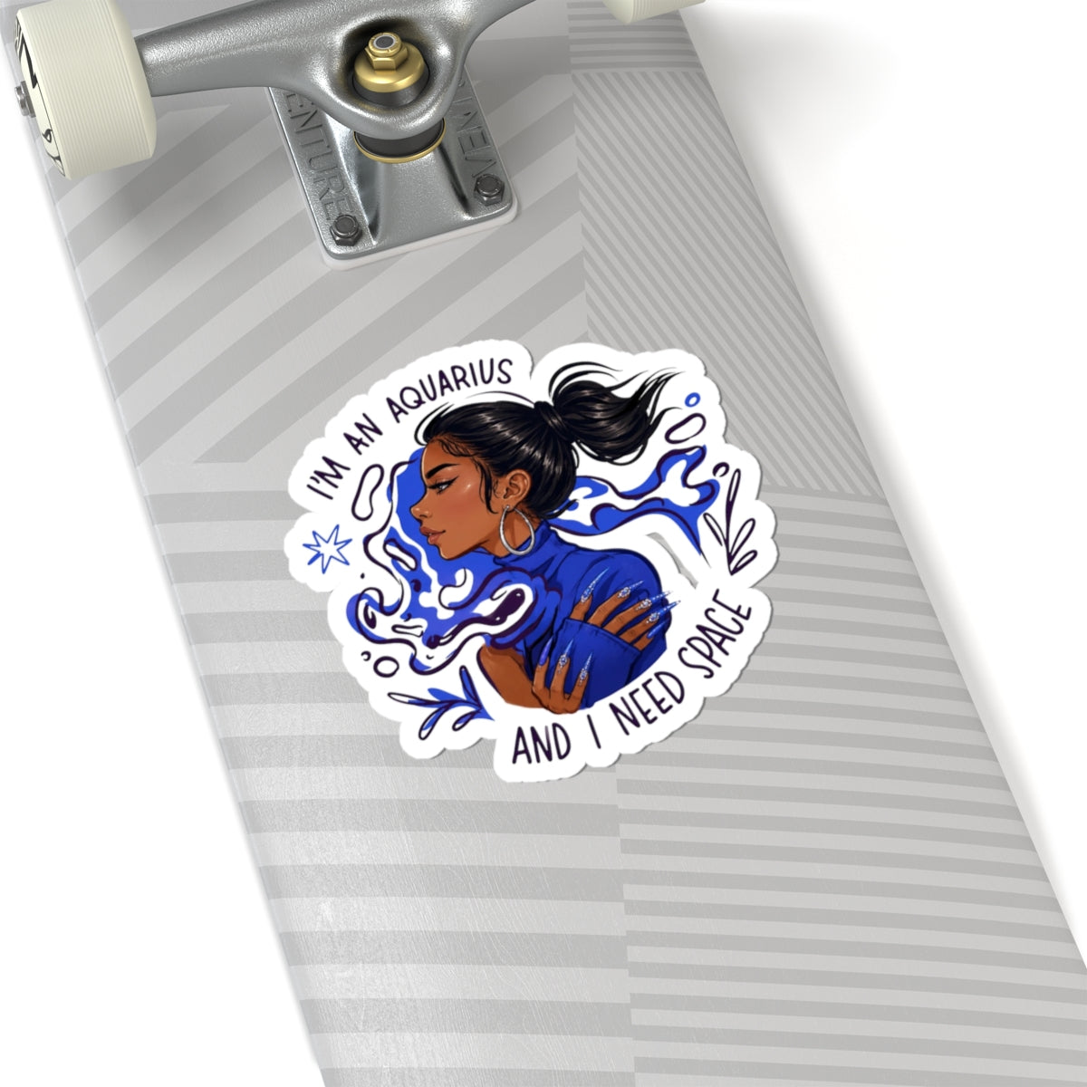 Just Da Vibe Kiss-Cut Stickers — creator merch on MRCH