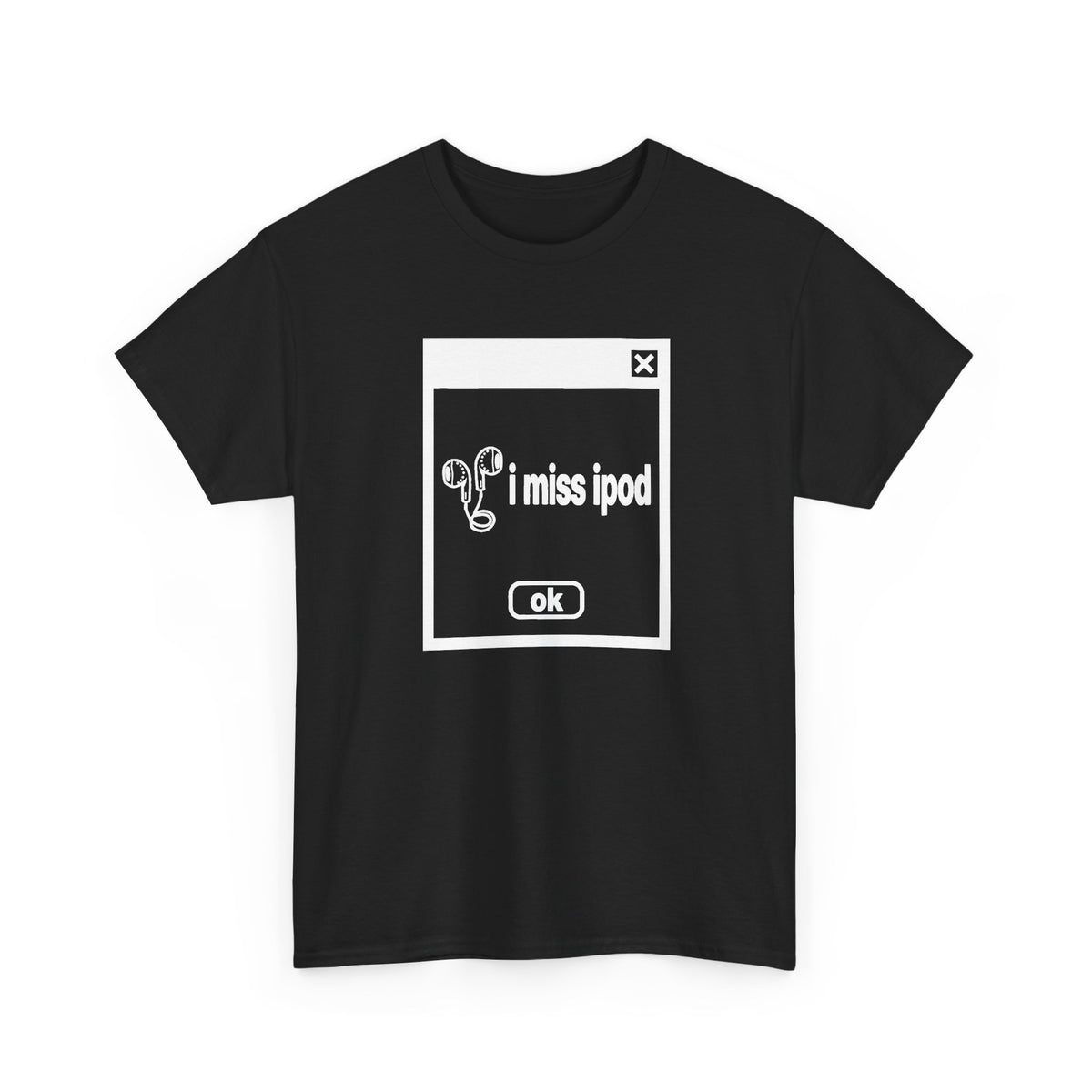 i miss ipod error tee - Black by lonelyboi