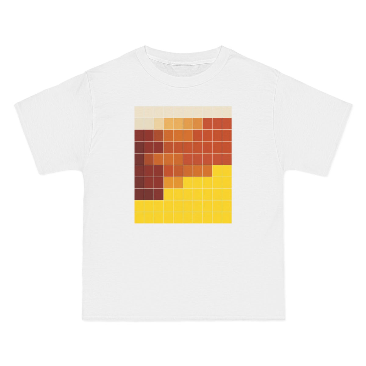 plate 256 beefy tee - White