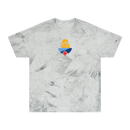 Manchester Soccer Tie-Dye Tee — Smoke, Gold, Navy & Aqua
