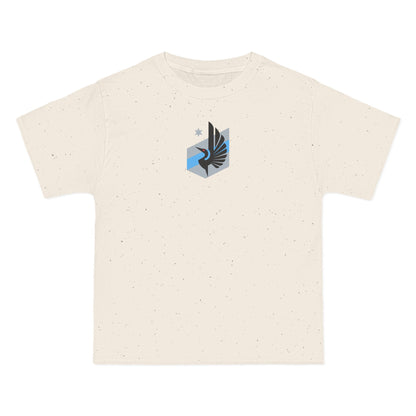 Minnesota Soccer Heavyweight Tee — Natural, Grey, Black & Aqua