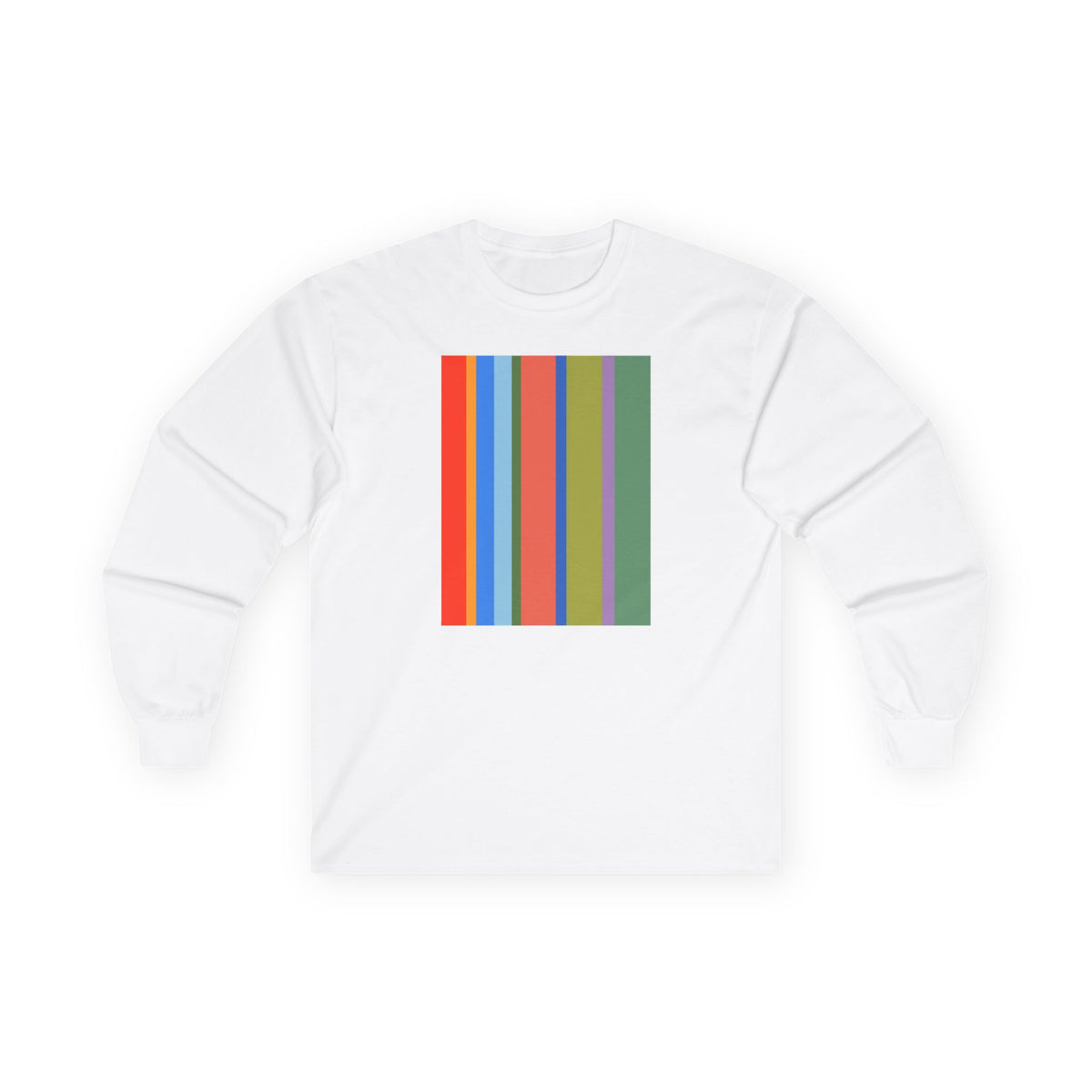 plate 261 long sleeve tee - White by onlycolor