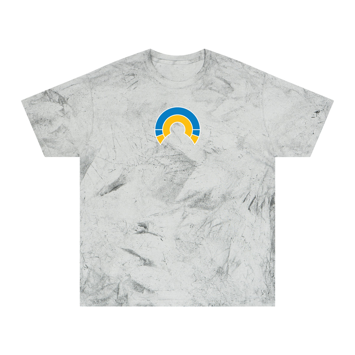Los Angeles Football Tie-Dye Tee — Smoke, Royal, Gold & White