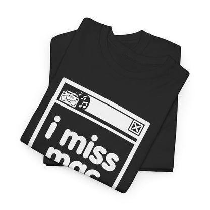 i miss mac error tee - Black