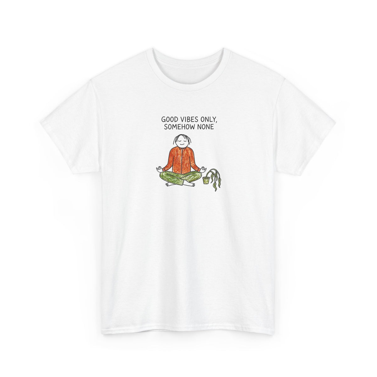 No Vibes tee by doodledude