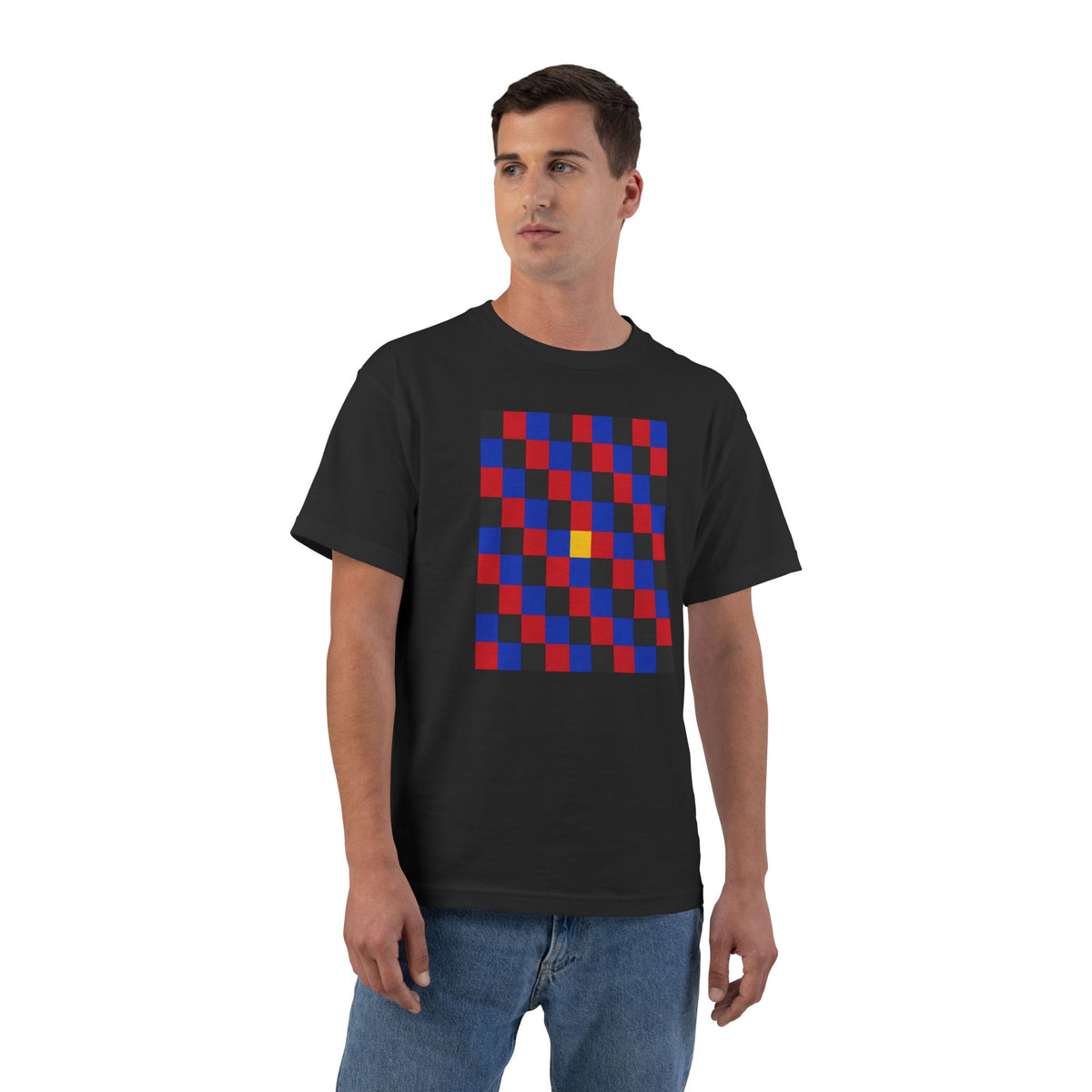 plate 417 beefy tee - Black