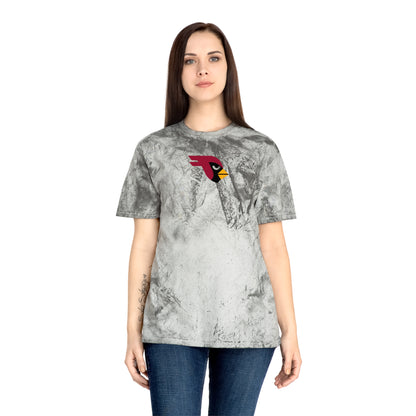 Arizona Football Tie-Dye Tee — Smoke, Flamingo, Black & Gold