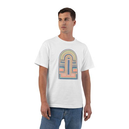 plate 074 beefy tee - White