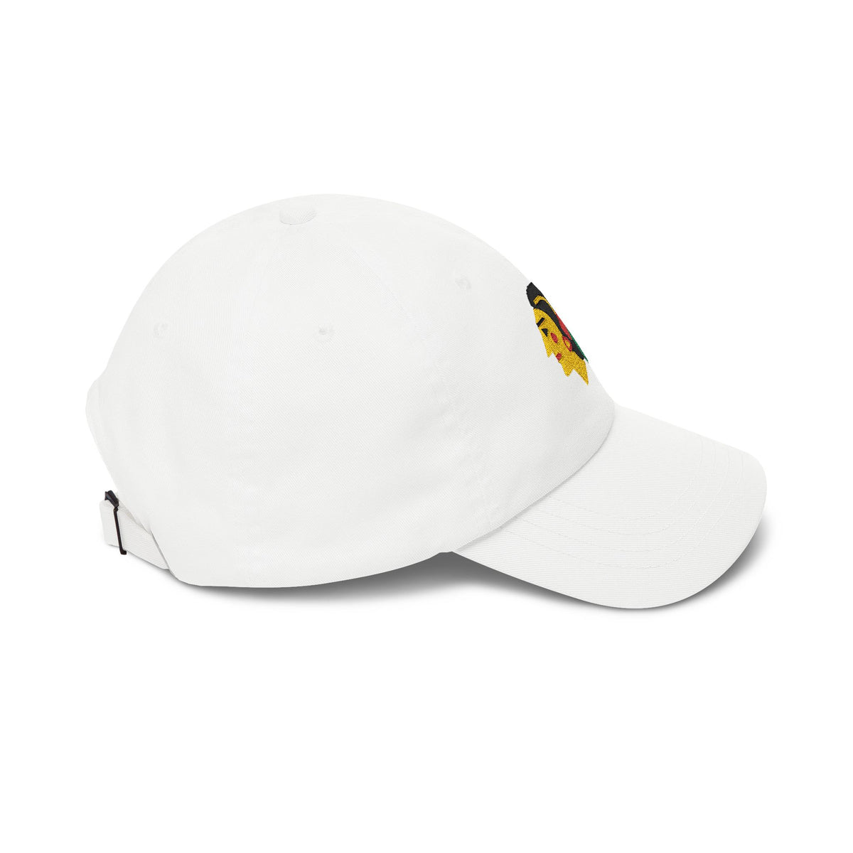 Chicago Hockey Dad Cap — Embroidered, Gold, Black & Kelly Green