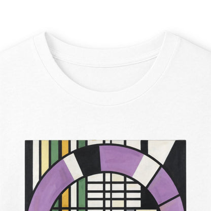 plate 078 long sleeve tee - White