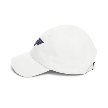 New Orleans Basketball Dad Cap — Embroidered, Navy, Old Gold & White
