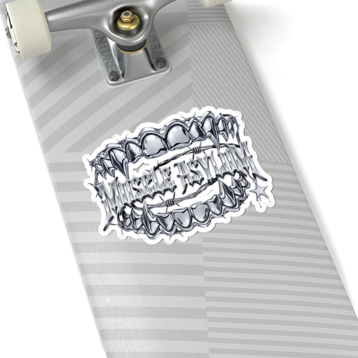 MUSCLE ASYLUM STICKER