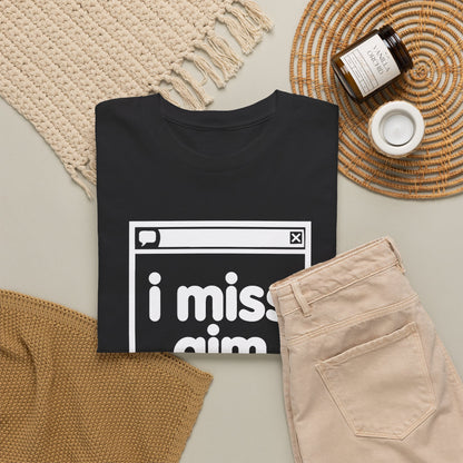 i miss aim error tee - Black
