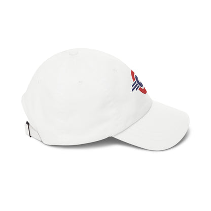 Montreal Hockey Dad Cap — Embroidered, Red & Navy