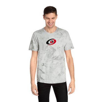 Carolina Hockey Tie-Dye Tee — Smoke, Black & Crimson