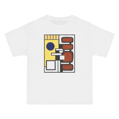 plate 047 beefy tee - White